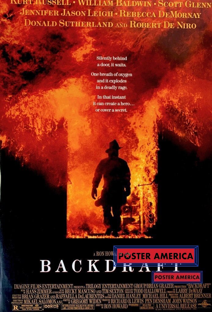 Backdraft One Sheet Movie Poster Reproduction 27 X 39 – PosterAmerica