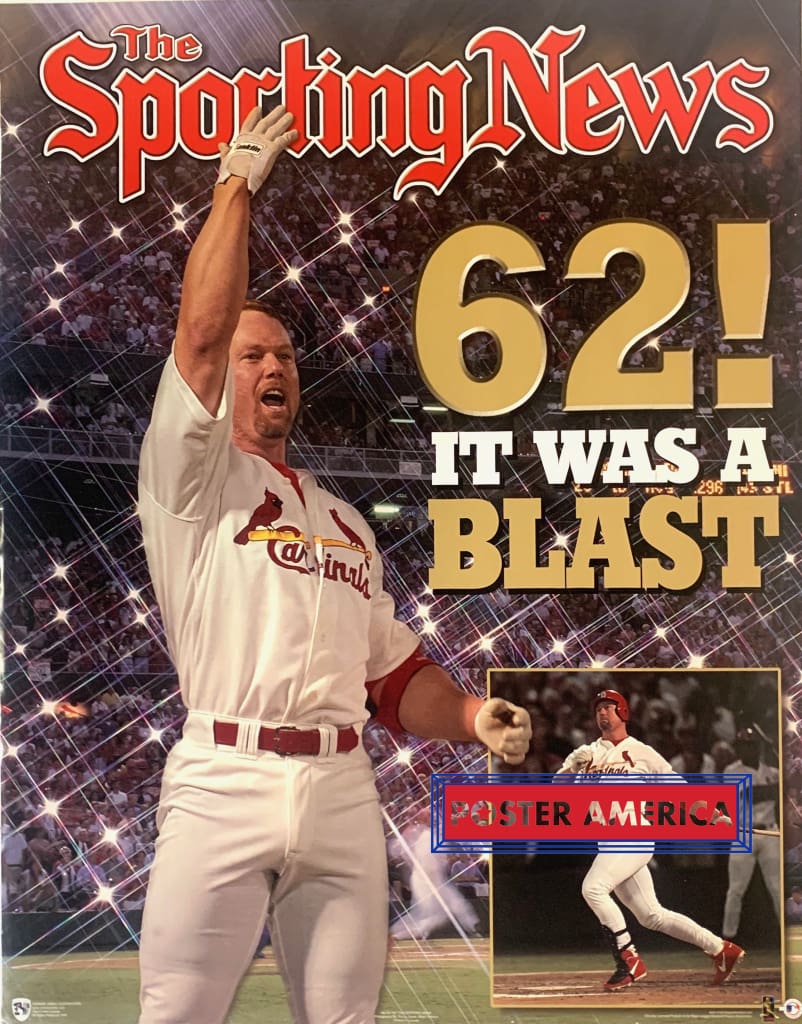 Mark Mark McGwire Season Home Run Record Tribute Poster 22 x 28 –  PosterAmerica