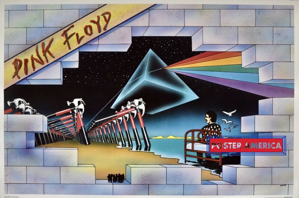 Pink Floyd The Wall Block Giant Wall Art Poster