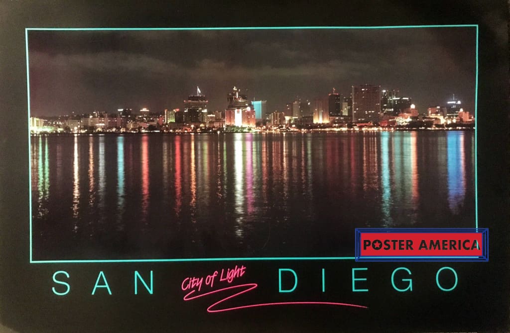 Vintage Slam Diego San Diego City Skyline Baseball Gameday - Slam