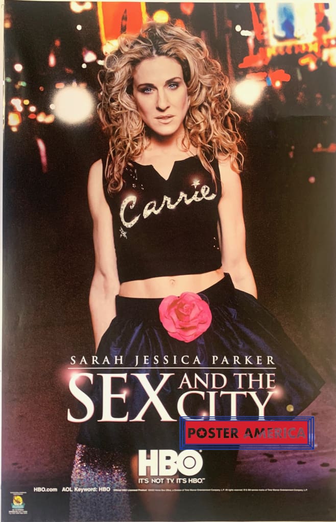 Sale Sarah Jessica Parker Sex And The City vintage 2002 Poster 22.5 x 34.5