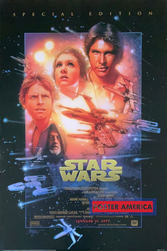 Star Wars, Special Edition (R1997) – Original One Sheet Movie Poster -  Hollywood Movie Posters