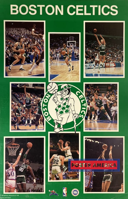 1987 Boston Celtics Vintage Poster 22 X 34 Vintage Poster