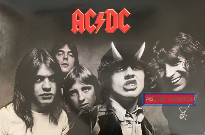 Ac/dc Horizontal Band Shot Poster 24 X 36