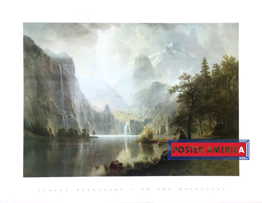 Albert Bierstadt In The Mountains Art Print 22 X 28 Posters Prints & Visual Artwork