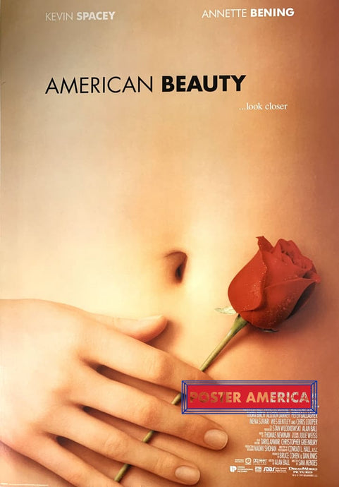 American Beauty Rose Vintage 1999 Movie Poster 24 X 34 Vintage Poster