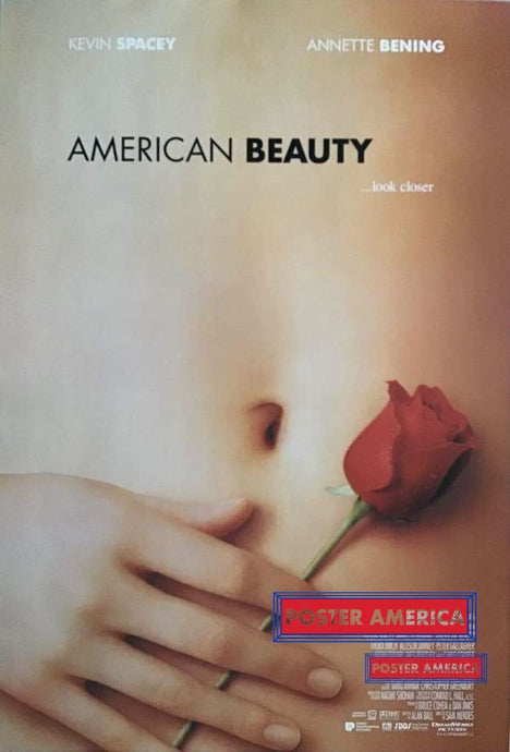 American Beauty Rose Vintage 1999 Movie Poster 24 X 35 Posters Prints & Visual Artwork