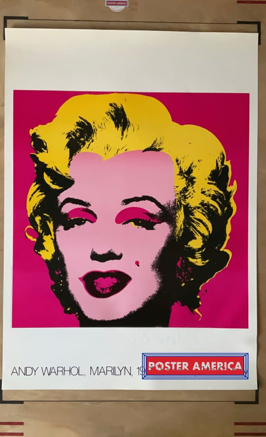 Andy Warhol Marilyn Monroe London Tate Gallery Vintage 1987 Poster 24 X 34 Fine Art Print