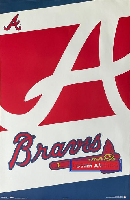 Atlanta Braves Logo Mlb 2006 Poster 22.5 X 34