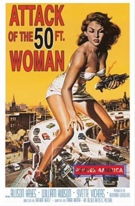 Attack Of The 50Ft Woman Poster 24 X 36