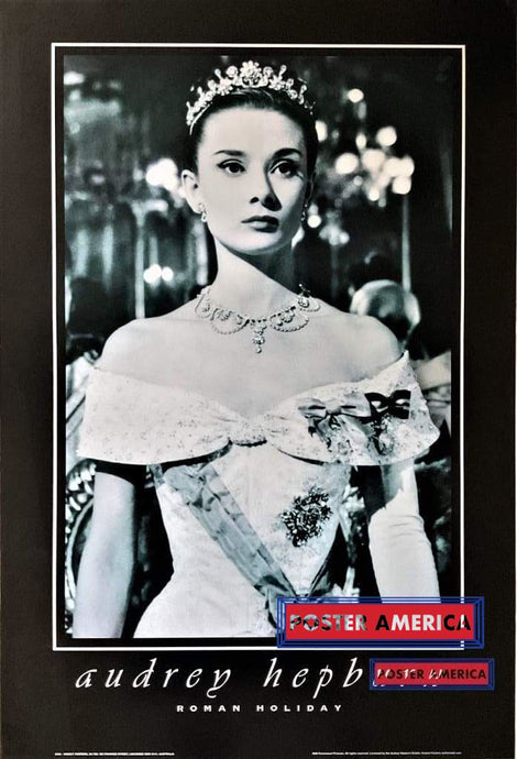 Audrey Hepburn Roman Holiday Vintage 1998 24 X 35 Poster