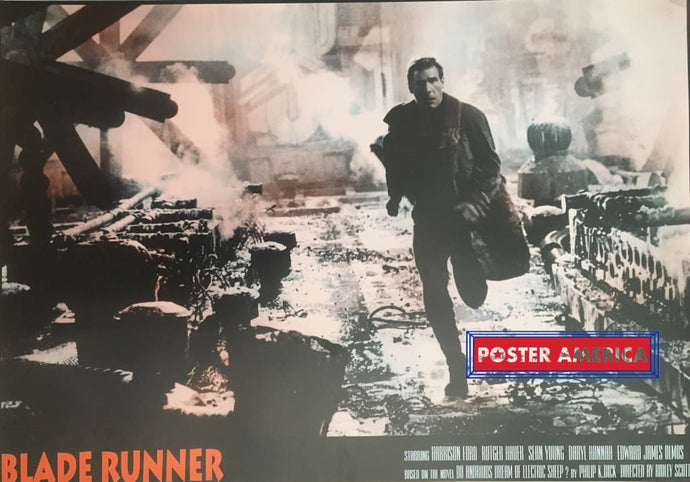 Blade Runner British Quad Style Import Movie Reproduction Promo Poster 24 X 34