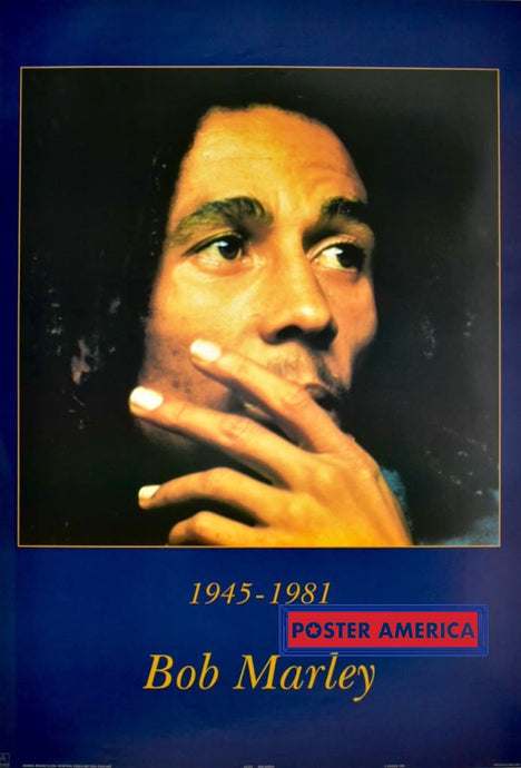 Bob Marley 1945-1981 Memorial 1990 Vintage Poster 24 X 34.5 Vintage Poster