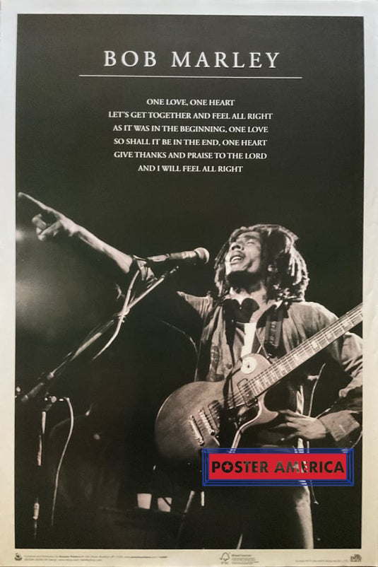 Bob Marley Lyrics Poster 