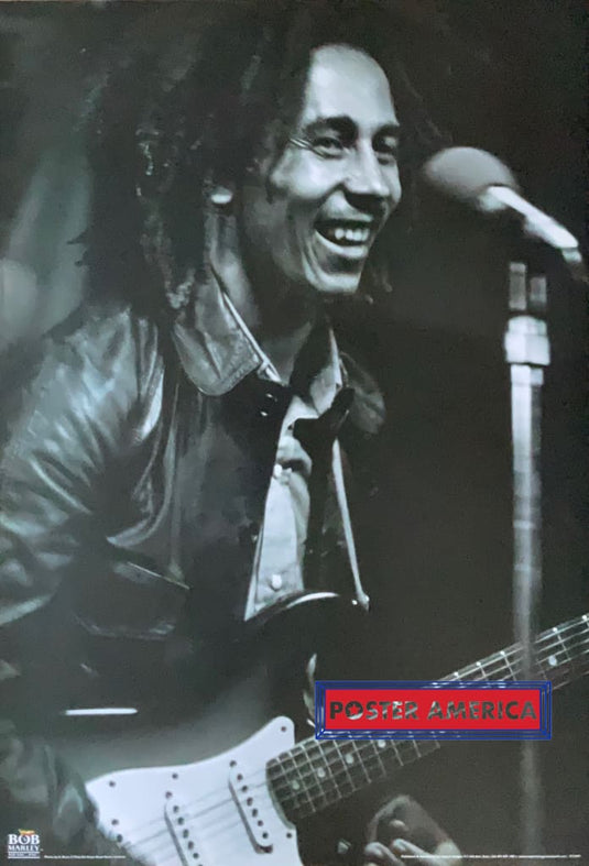 Bob Marley Smiling On Stage Vintage Poster 24 X 35 Vintage Poster