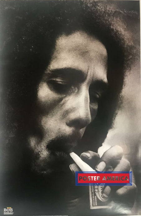 Bob Marley Smoking Joint Buffalo Soldier Album Cover Vintage 24 X 36 Poster Vintage Poster