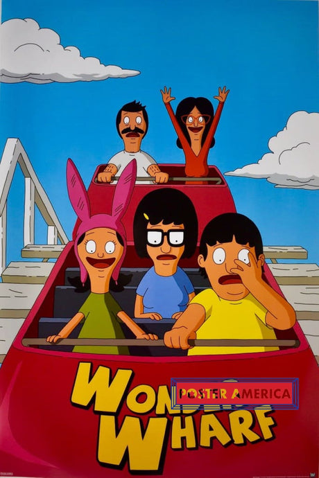 Bobs Burgers Wonder Wharf Roller Coaster Poster