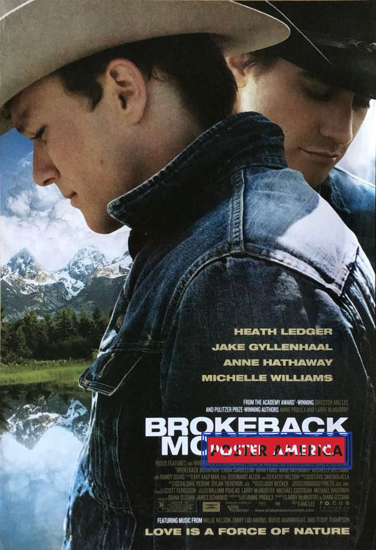 Brokeback Mountain Reproduction Promotional Movie Poster 24 X 35