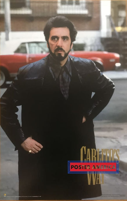 Carlitos Way Al Pacino Movie Still Vintage 1993 Poster 22 X 34