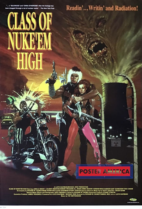 Class Of Nuke Em High Movie Art Poster 23.5 X 34.5