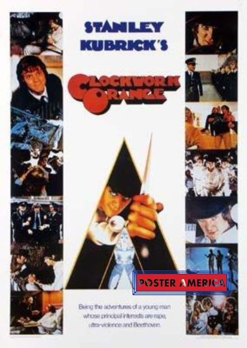 Clockwork Orange Film Collage Movie Poster 24 X 36 Posters Prints & Visual Artwork