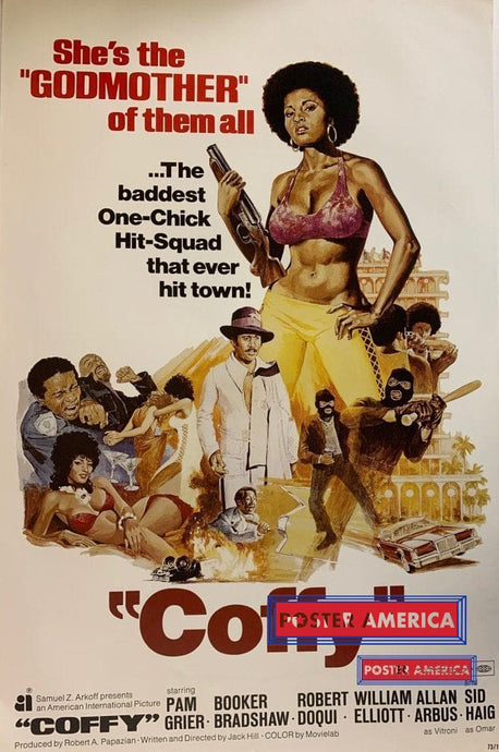 Coffy Pam Grier Movie Promo Reproduction Poster 25 X 40