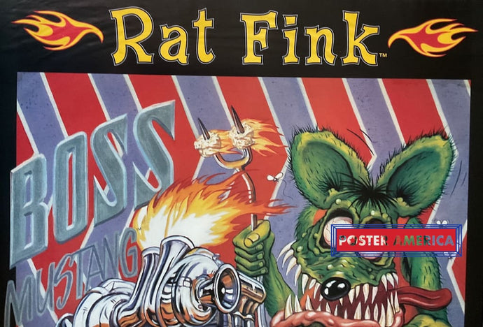 Ed Big Daddy Roth Rat Fink Vintage 2000 Art Poster 24 X 36