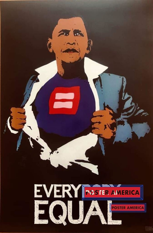 Everybody Equal Obama Uk Import 2013 Poster 24 X 36