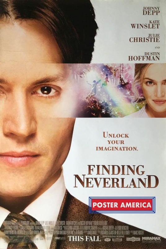 Finding Neverland One-Sheet Movie Poster 27 X 40 Posters Prints & Visual Artwork