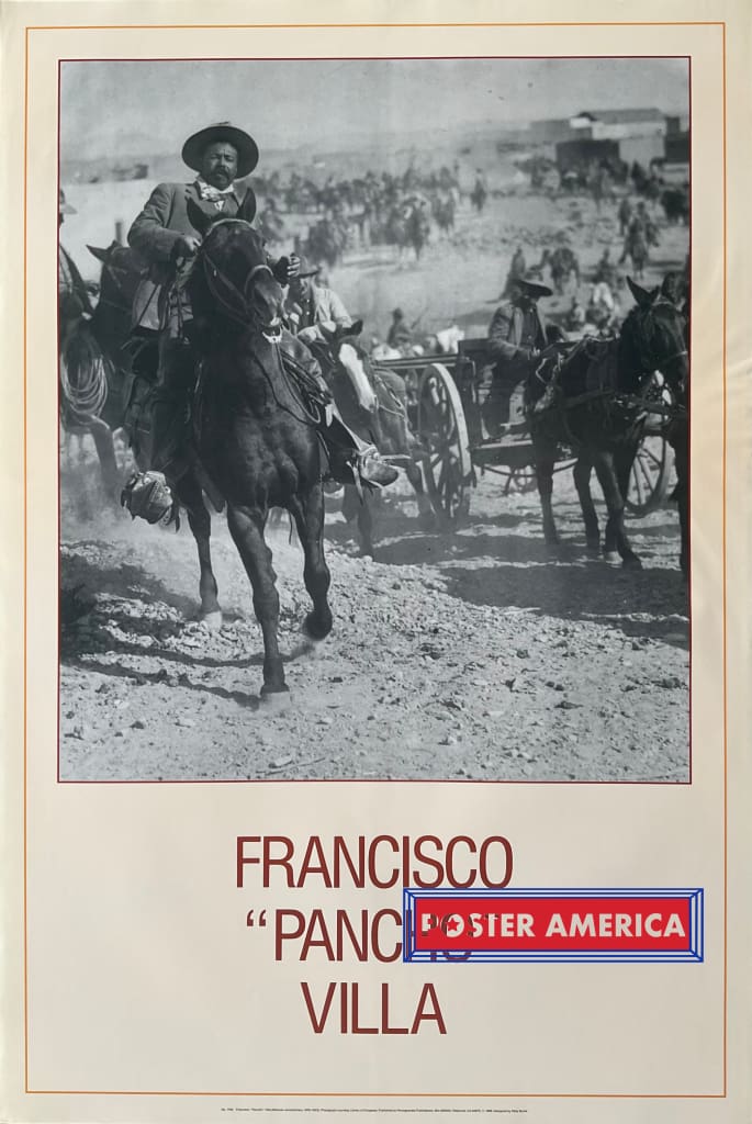 Load image into Gallery viewer, Francisco Pancho Villa Historical Personality Poster 24 X 36
