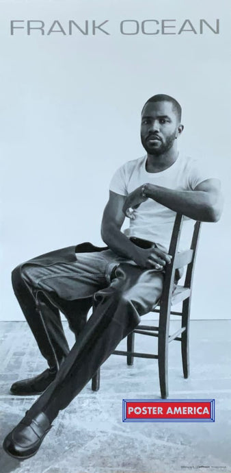 Frank Ocean Black & White Portrait Shot Poster 12 X 24