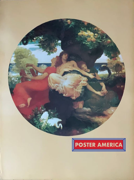 Frederic Lord Leighton The Garden Of Hesperides Vintage 1973 Print 26 X 35 Vintage Poster