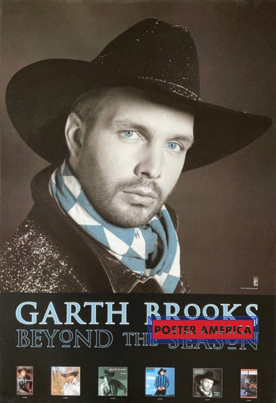 Garth Brooks Beyond The Season Original 1992 Promo Poster 24 X 35 ...