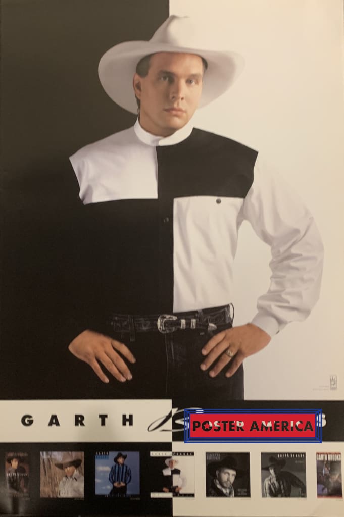 Garth Brooks Original 1992 Liberty Records Promo Poster 24 X 36 ...