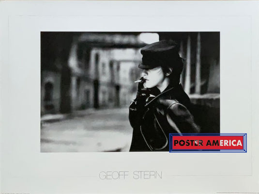 Geoff Stern Girl With Cigarette Vintage Photography Art Print 17.5 X 23.5 Posters Prints & Visual