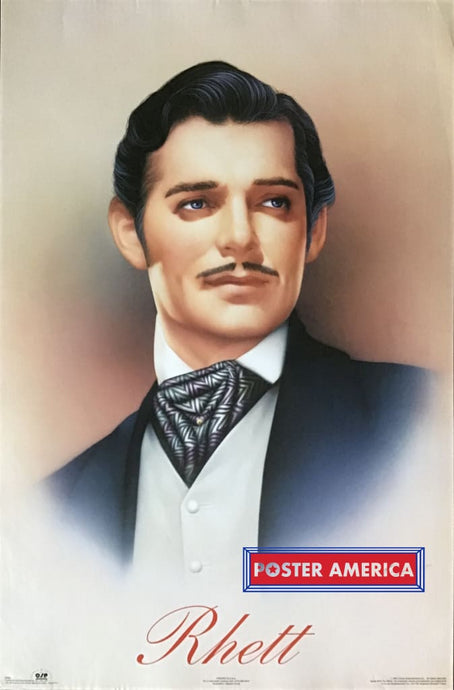 Gone With The Wind Rhett Butler Character Art Poster 23 X 35