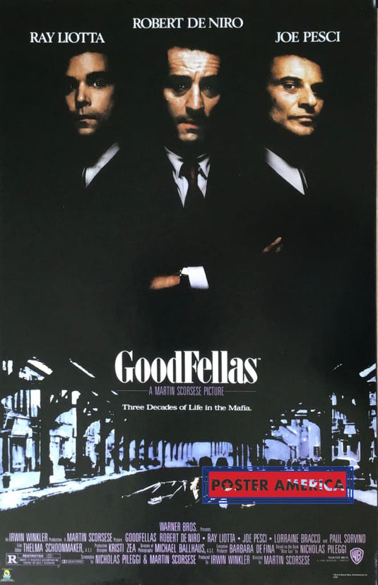 Goodfellas One-Sheet Reproduction Movie Poster 22 X 34.5 Posters Prints & Visual Artwork