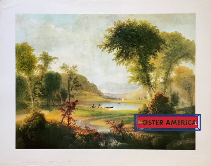 In The Catskills By Thomas Doughty Vintage Fine Art Print 22.5 X 28.5 Vintage Poster