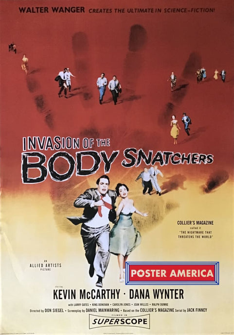 Invasion Of The Body Snatchers Promotional Reproduction Movie Poster 23.5 X 34