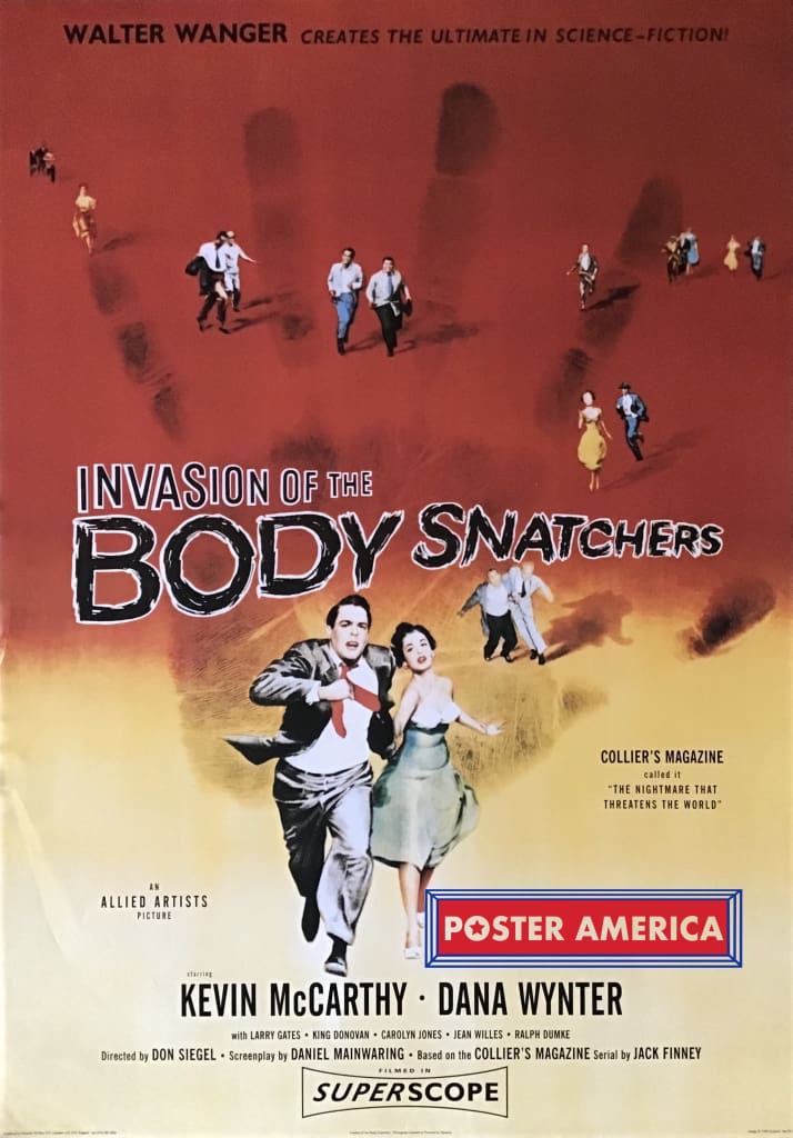 Load image into Gallery viewer, Invasion Of The Body Snatchers Promotional Reproduction Movie Poster 23.5 X 34
