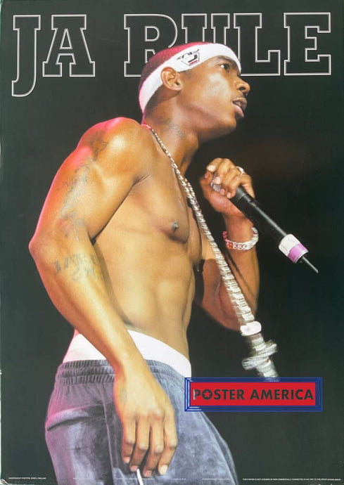 Ja Rule Vintage Uk Import Rap Music Poster 24 X 34