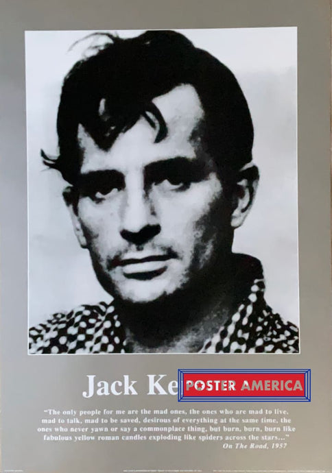 Jack Kerouac The Only People For Me Are Mad Ones Vintage Poster 23.5 X 34 Vintage Poster