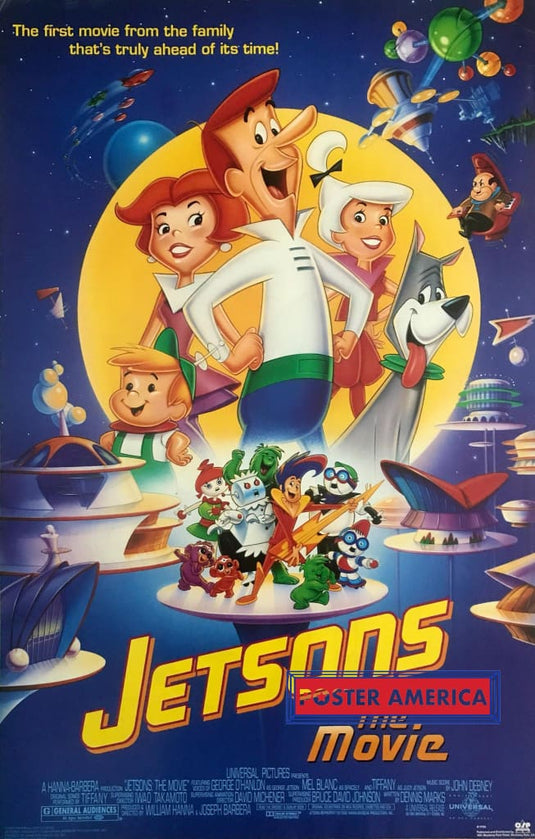 Jetsons The Movie Vintage 1990 Poster 22 X 34 Posters Prints & Visual Artwork