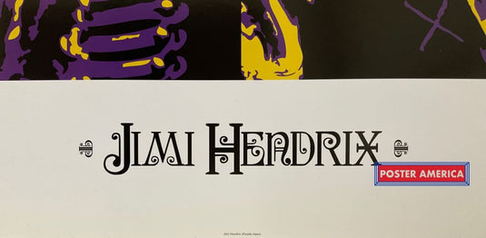 Xxx - Jimi Hendrix Purple Haze Art Poster 12 X 36 Posters Prints & Visual Artwork