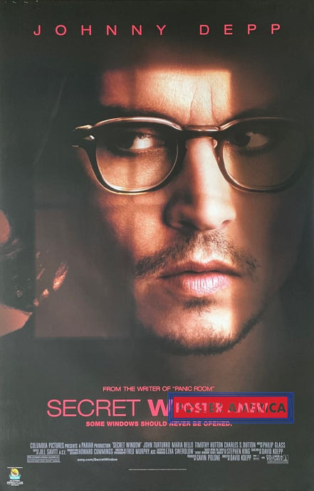 Johnny Depp Secret Window One Sheet Poster 22.5 X 34.5 One Sheet