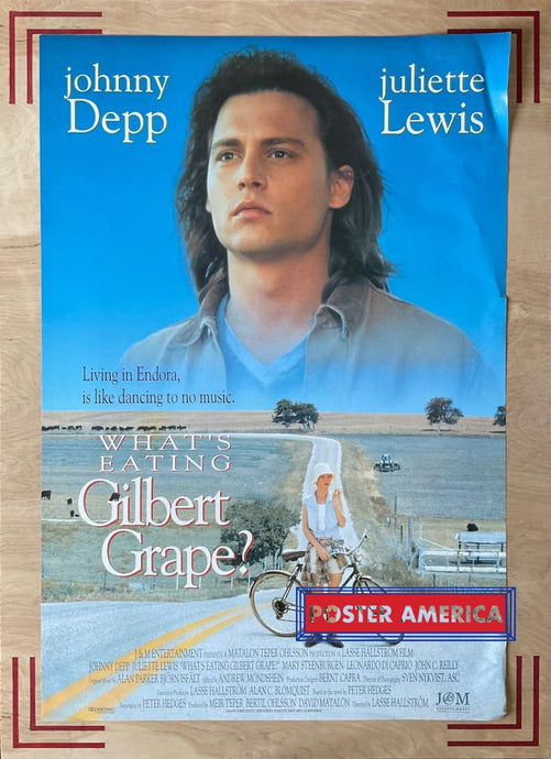 Johnny Depp Whats Eating Gilbert Grape One Sheet 27 X 39.5 One-Sheet