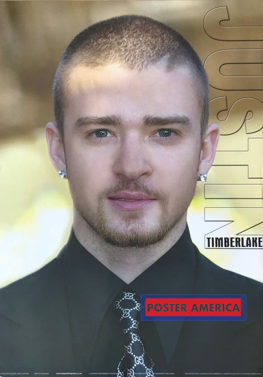 Justin Timberlake Head Shot Poster 24 X 34 Posters Prints & Visual Artwork