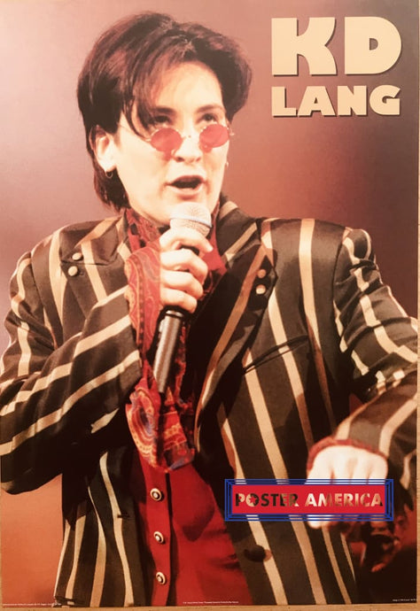 Kd Lang Vintage 1996 Uk Import Poster 23.5 X 34