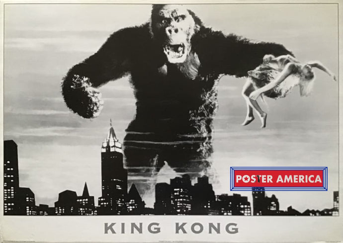 King Kong 1933 Black And White Film Poster 24 X 33.5