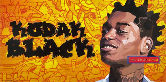 Kodak Black Artwork Canadian Import 12 X 24 Poster